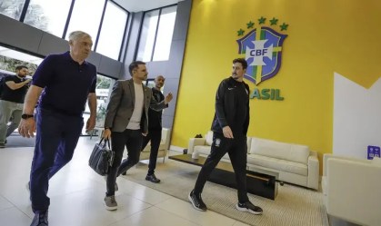 Ancelotti conheceu a Granja Comary nesta quarta-feira (28)