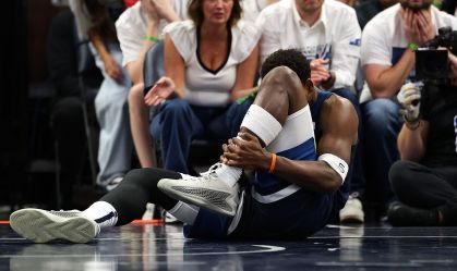 NBA: Anthony Edwards preocupa após se lesionar em vitória do Timberwolves