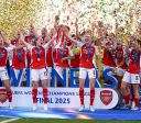 Arsenal vence o Barça e conquista a Champions Feminina