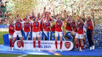 Arsenal vence Barcelona e conquista a Champions Feminina após 18 anos