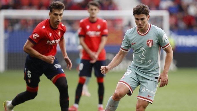 Osasuna bateu o Atlético de Madrid