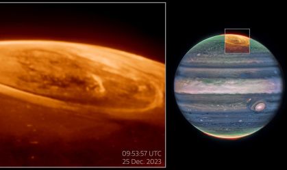 Telescópio Webb registra detalhes das auroras de Júpiter; veja fotos