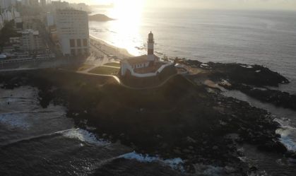 Farol da Barra abriga o Museu Náutico da Bahia
