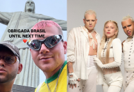 Bailarinos de Lady Gaga se despedem do Brasil após show em Copacabana