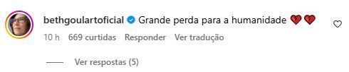 Beth Goulart lamenta morte de Divaldo Franco • Instagram/Ivete Sangalo