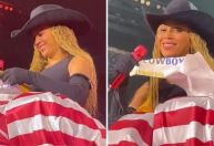 Beyoncé faz chá revelação em show da "Cowboy Carter"; veja o momento