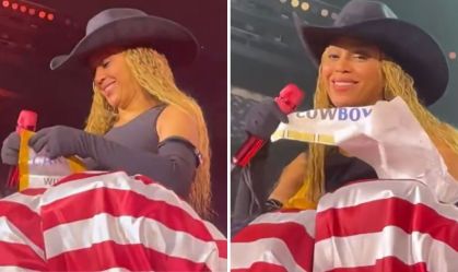 Beyoncé faz chá revelação em show da turnê "Cowboy Carter"