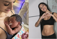 Bia Miranda mostra novas fotos da filha com Gato Preto na UTI