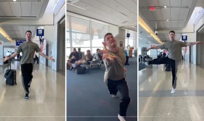 Dançarino conta como tornou hit de Céline Dion viral em aeroportos