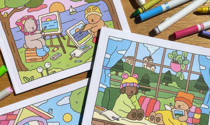 "Bobbie Goods": ilustradora revela como livros de colorir foram criados