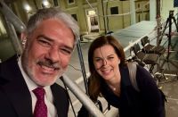Após conclave, Ilze Scamparini curte férias no Brasil: “Festinha junina”