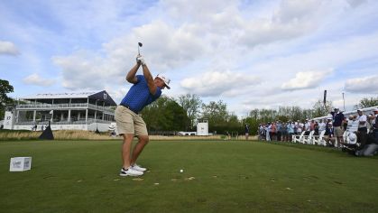 Golfista Brad Dalke em etapa do PGA Tour