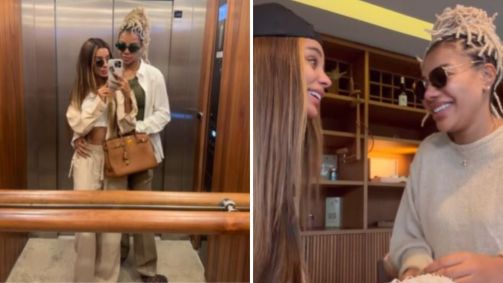 Brunna celebra oito anos ao lado de Ludmilla