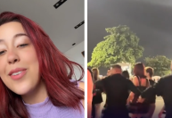 Camila Pudim explica motivo de chegar com seguranças no show de Lady Gaga