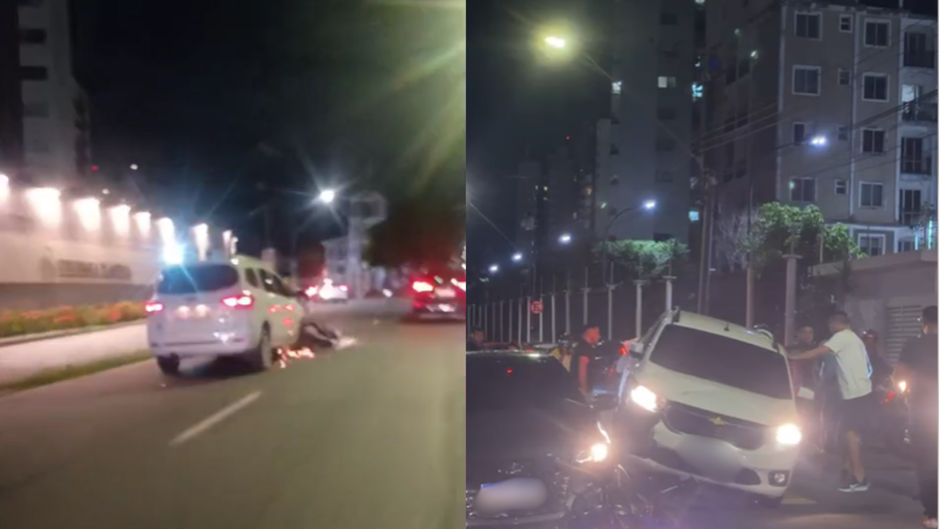 MULHER ARRASTA MOTO