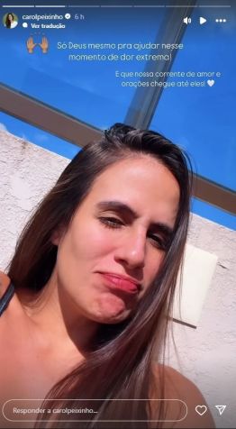 Carol Peixinho falou sobre a perda do bebê da amiga • Instagram/Carol Peixinho