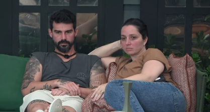 Carol e Radamés falam sobre a briga generalizada que tomou a casa do Power Couple