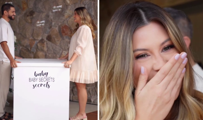 Influenciadora Nina Secrets revela sexo do 1º filho durante Dia das Mães