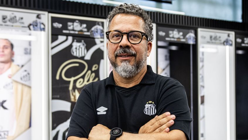 Cleber Xavier faz sua estreia pelo Santos • Foto: Raul Baretta/ Santos FC