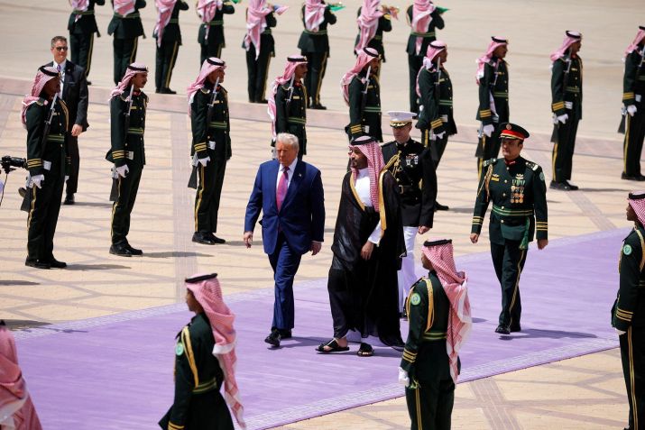 Donald Trump, president of the United States, and Mohammed Bin Salman, prince heir to Saudi Arabia • Brian Snyder/Reuters via CNN Newsource