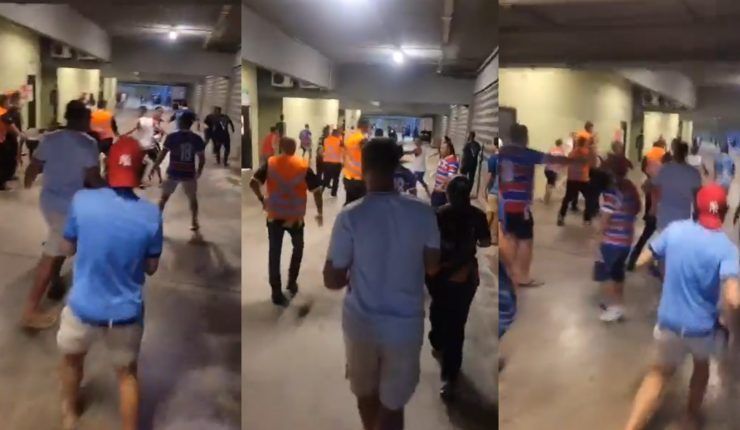 Grupo de torcedores do Colo-Colo é expulso do Castelão e hostilizado pela torcida do Fortaleza