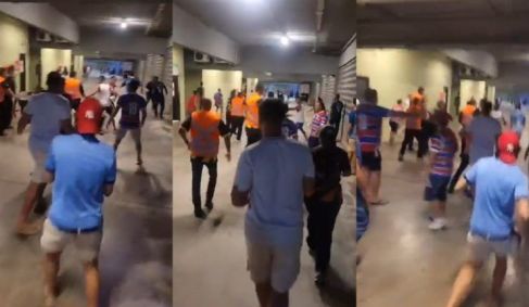 Grupo de torcedores do Colo-Colo é expulso do Castelão e hostilizado pela torcida do Fortaleza