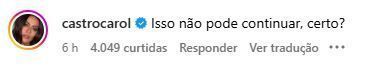 Carol Castro já foi rainha de bateria da Salgueiro • Reprodução/Instagram
