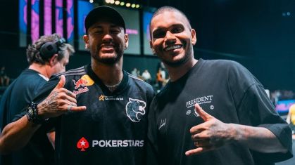 Neymar e Cris Guedes são os presidentes da Furia, time campeão da Kings League Brazil