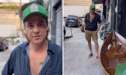 Daniel Erthal diz que carrinho de bebidas foi roubado no RJ: "Muito triste"