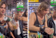 Ex-galã de "Malhação", Daniel Erthal vende bebidas em show de Lady Gaga