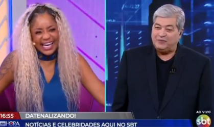 Datena "se despede" do SBT ao vivo; emissora nega demissão