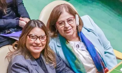 Janja agradece a Cida Gonçalves por trabalho no Ministério das Mulheres
