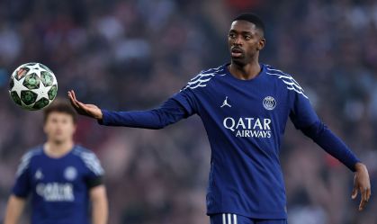 Dembélé reforça o PSG em confronto decisivo com o Arsenal pela Champions