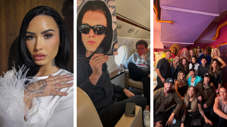 Demi lovato divulga registros de despedida de solteira em las vegas | cnn brasil