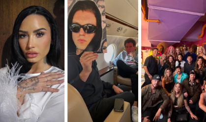 Demi Lovato divulga registros de despedida de solteira em Las Vegas