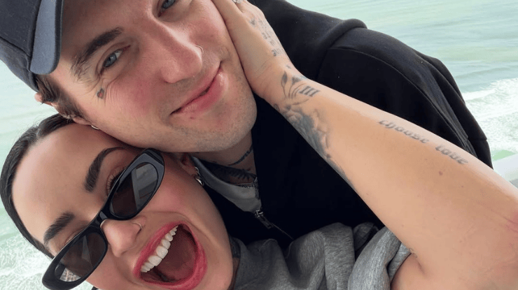 Demi Lovato e o marido, o músico Jutes