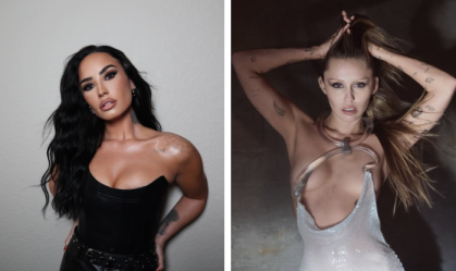 Vestido de noiva de Demi Lovato possui coincidência com Miley Cyrus; veja