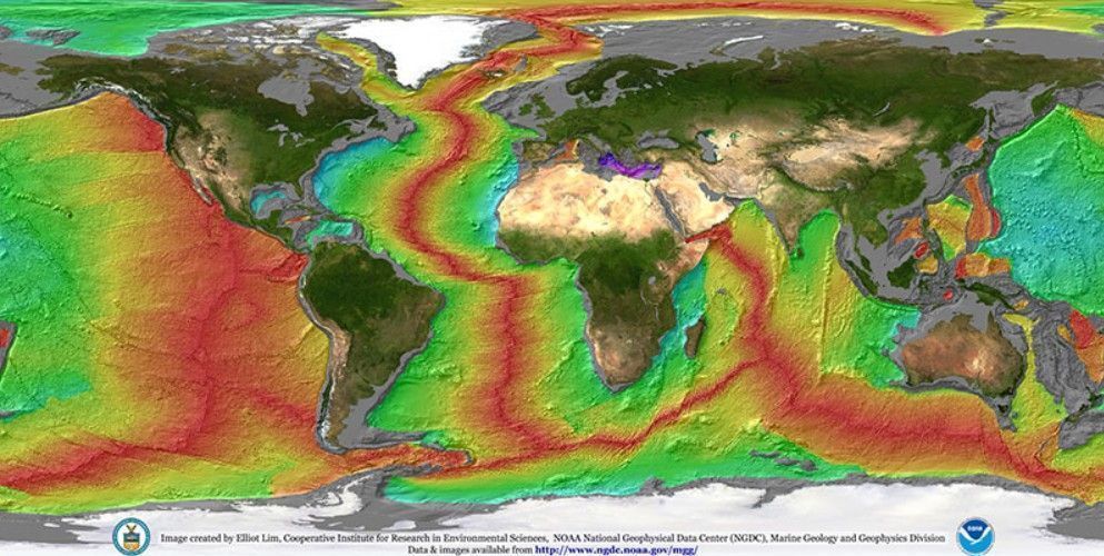 Placa tectônica está se rompendo no fundo do Oceano Pacífico e pode gerar terremotos, mas apenas em milhões de anos