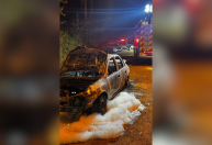 Corpos carbonizados são encontrados em carro após explosão em SC