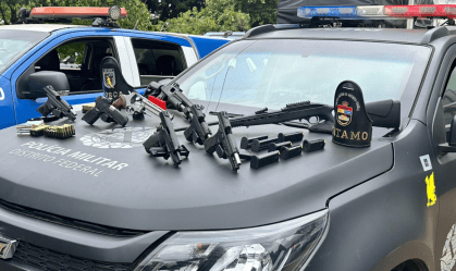 Operação apreende armas em "feira" e desarticula esquema no DF e Goiás