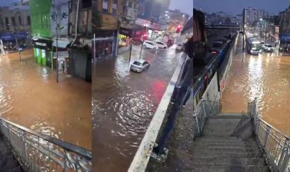 Chuvas intensas provocam alagamentos no Rio de Janeiro