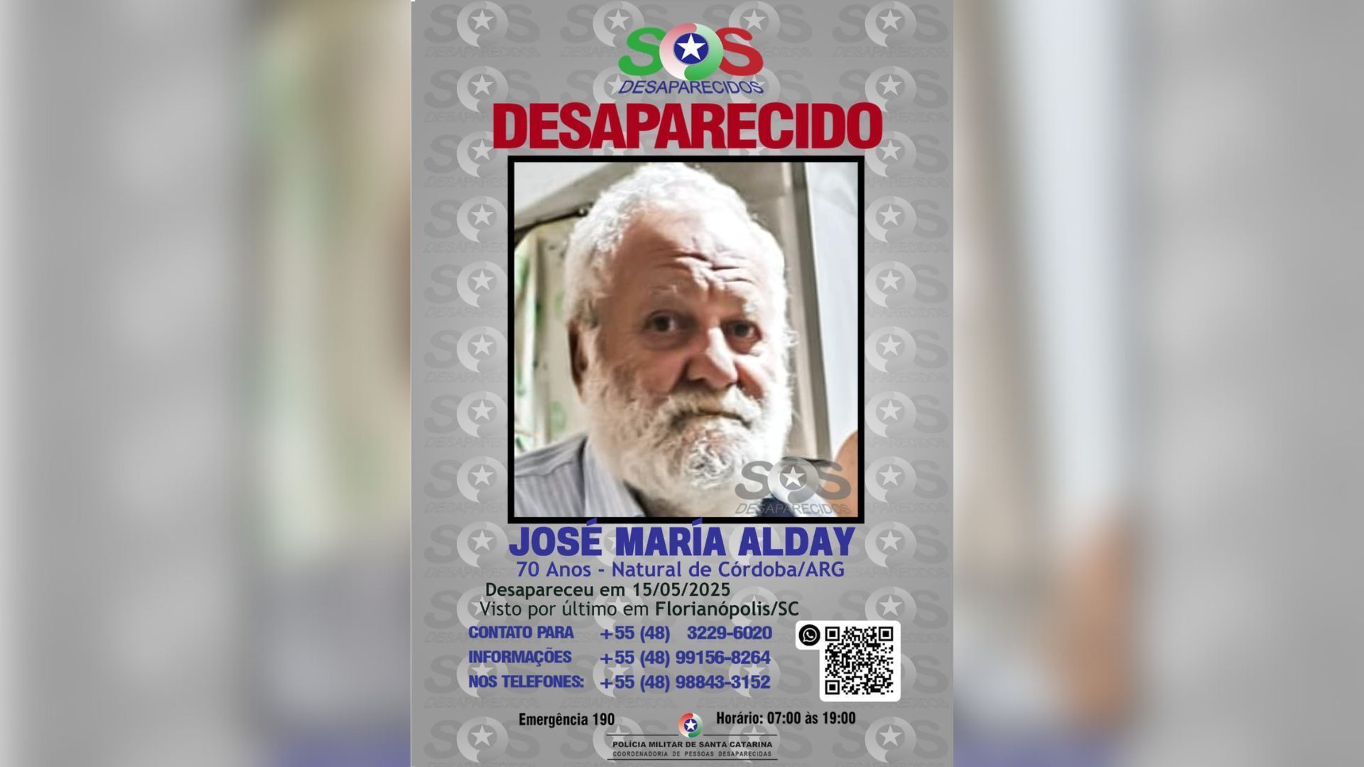 ARGENTINO DESAPARECIDO PRAIA