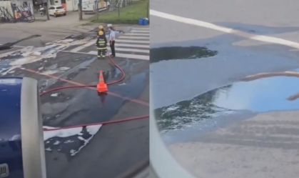 Vídeo: combustível vaza e avião é evacuado antes de decolagem em Belém