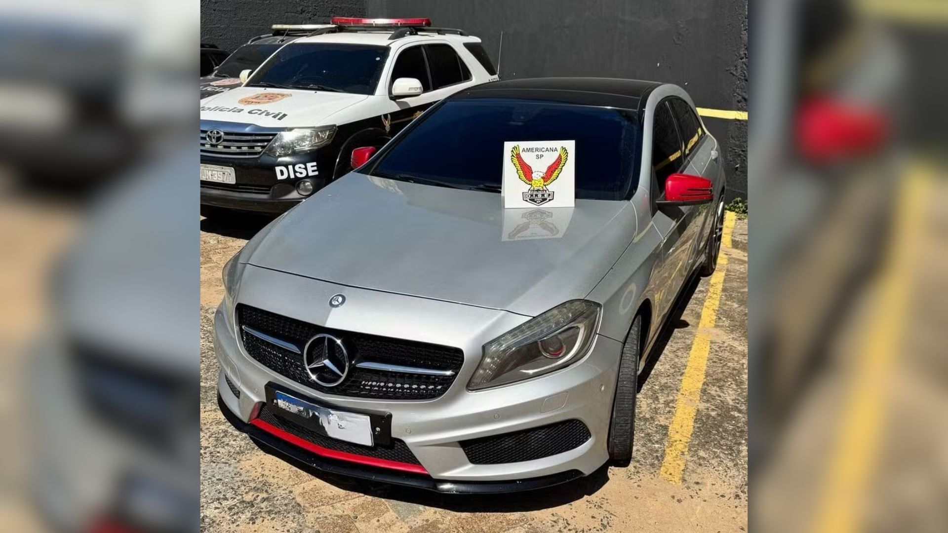 Operação contra o tráfico em SP apreende Mercedes avaliada em R$ 122 mil