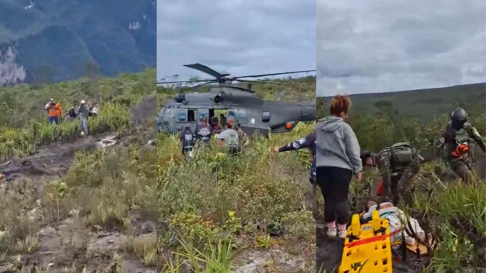 Vídeo: Expedicionários são resgatados na amazônia após 4 dias de espera