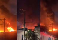 Incêndio atinge galpão de recicláveis na zona norte de São Paulo