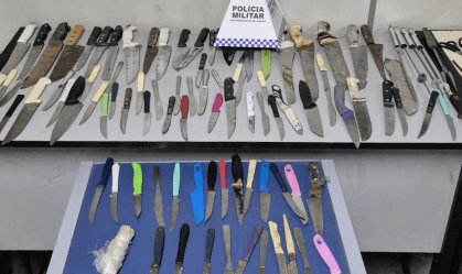 PM apreende 251 objetos perfurocortantes no show de Lady Gaga no Rio