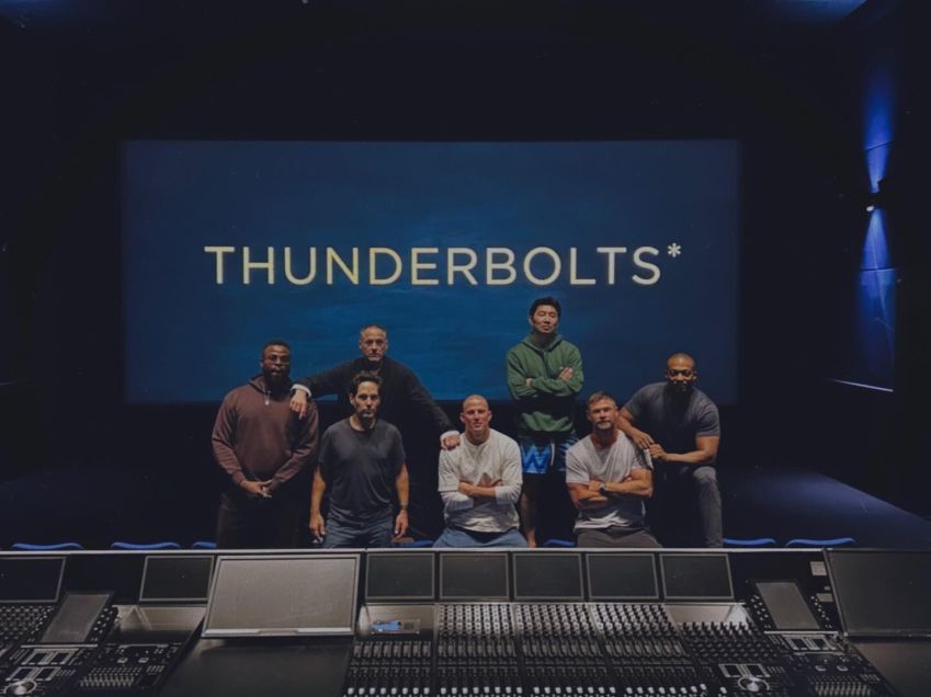 Elenco se reuniu para assistir ao novo filme da franquia "Thunderbolts*" • Instagram/Robert Downey Jr.