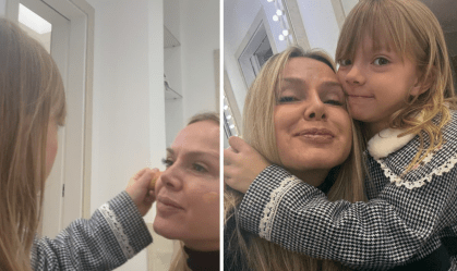Eliana compartilha maquiagem feita pela filha para Dia das Mães; veja