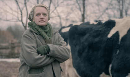 Elisabeth Moss em "The Handmaid's Tale"